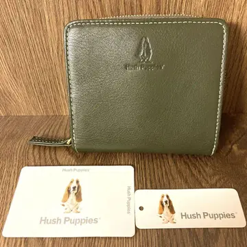 허시파피 Hush Puppies 2단 폴더형 지갑 올리브 카키