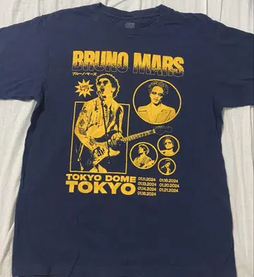 BRUNO MARS 도쿄돔 라이브 티셔츠 L 사이즈