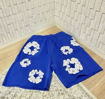 Denim tears 하프 팬츠 블루 M