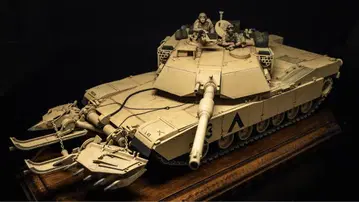 타미야 1/35 M1A1 에이브람스 마인 플라우