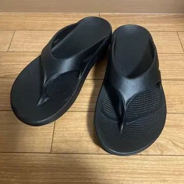 OOFOS 우포스 오리지널 리커버리 샌들 41 블랙