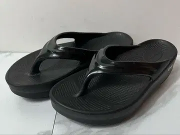 OOFOS 우메가 리커버리 샌들 블랙 24cm 통굽