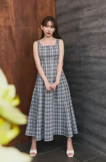 헤르립토 패딩턴 롱 드레스