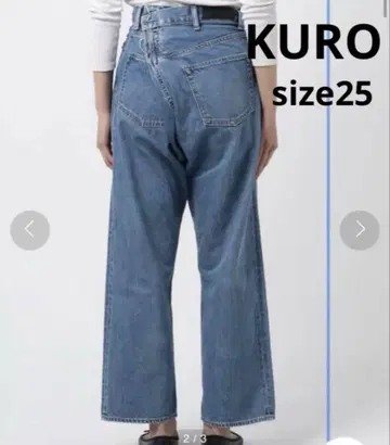 재고 정리 가격! KURO 데님 팬츠 3D 사이즈 25