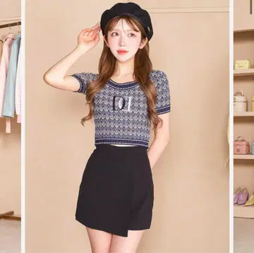 Darich 다리치 DD 마린 보더 니트 탑