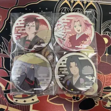 NARUTO 돌풍전 백귀야행 블라인드 캔뱃지 4종 세트
