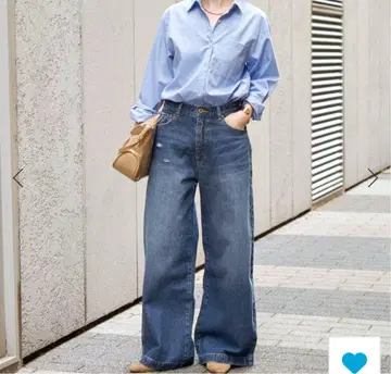 새상품 Spick and Span 51/2 BAGGY DENIM 27