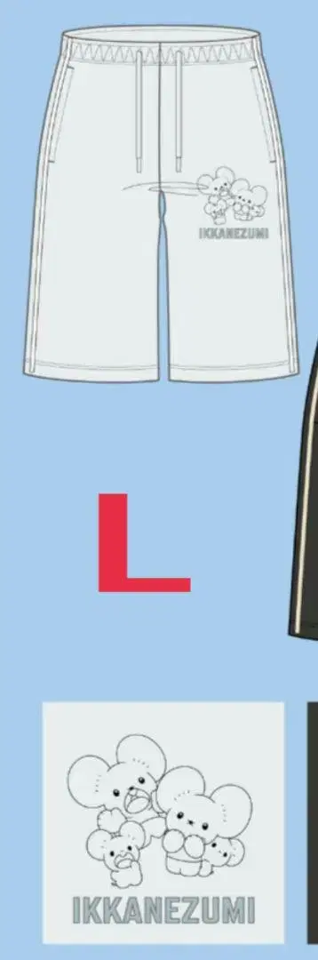 포켓몬스터 포켓몬 이카쥐 DRY 메쉬 숏팬츠 L