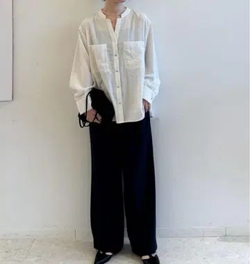 THE SHOP TK 더블 포켓 스키퍼 셔츠