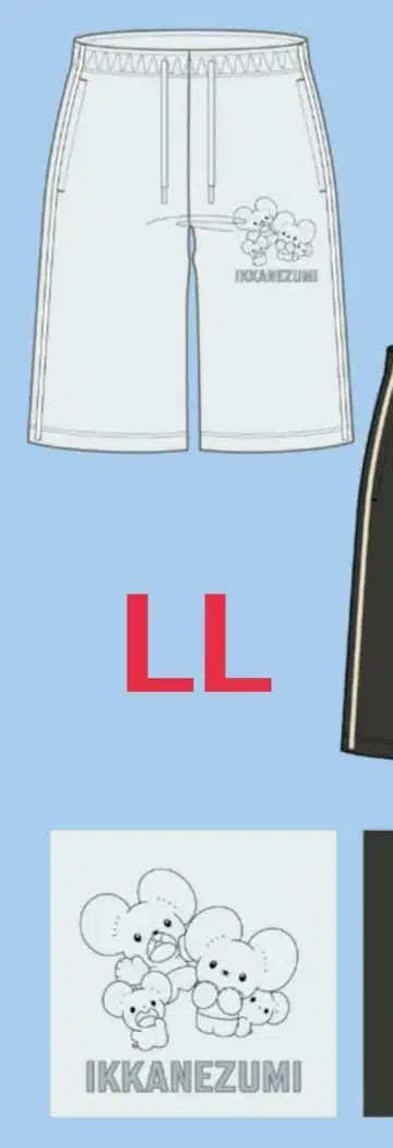 포켓몬스터 포켓몬 이카네즈미 DRY 메쉬 숏팬츠 LL