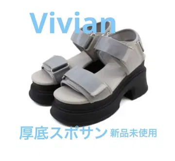 Vivian 통굽 스포츠 샌들 그레이 S 미개봉 새상품