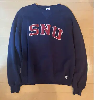 SNU 로고 자수 네이비 트레이닝복