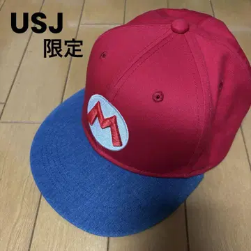 새상품급 USJ 한정판 닌텐도 월드 슈퍼 마리오 캡 모자