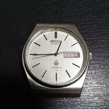 세이코 TYPE II 7123-8090 쿼츠 손목시계 케이스만 작동품