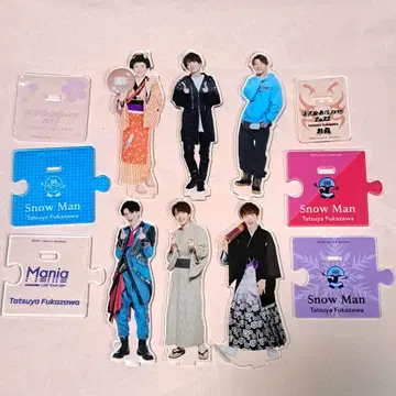 SnowMan 후카사와 타츠야 아크릴 스탠드 6개 세트