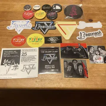DRAGONASH 스티커 캔뱃지 세트