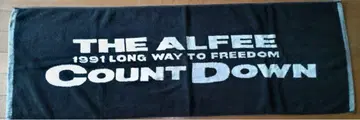 레어 THE ALFEE 1991 카운트다운 BIG 타월 미사용