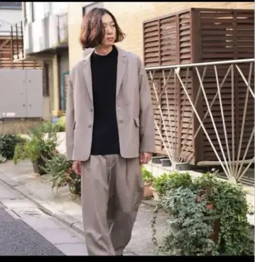 프릭스스토어 베이지 테일러드 자켓 사이즈 S
