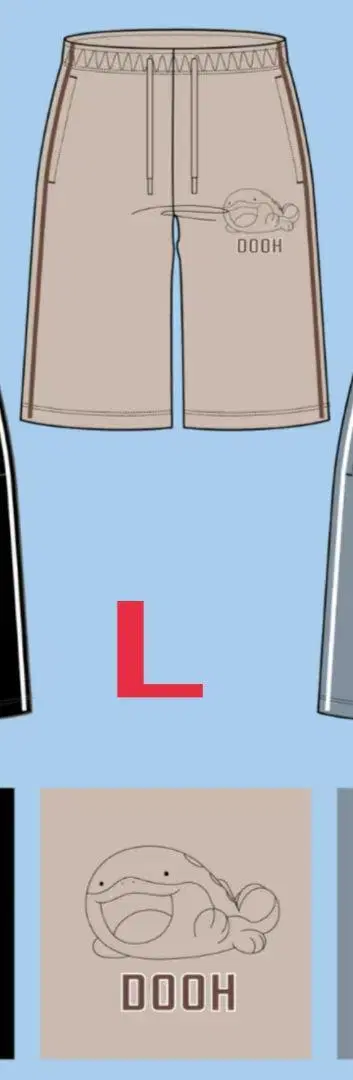 포켓몬스터 포켓몬 도오 DRY 메쉬 숏 팬츠 L