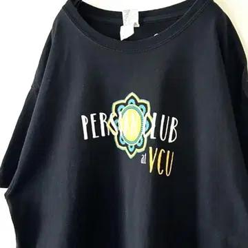 길단 PERSIAN CLUB VCU 티셔츠 L 블랙 검정 구제 의류