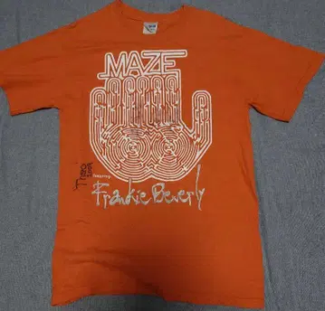 구제 의류 GILDAN 오렌지 티셔츠 Maze 서울
