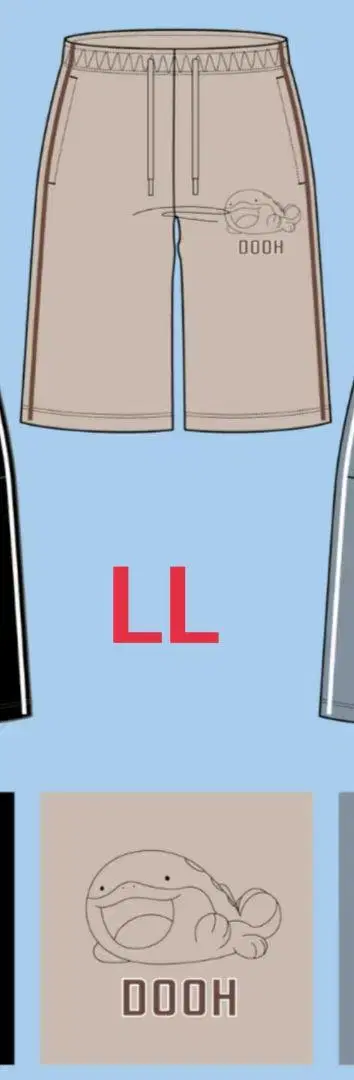 포켓몬스터 포켓몬 도오 DRY 메쉬 숏팬츠 LL