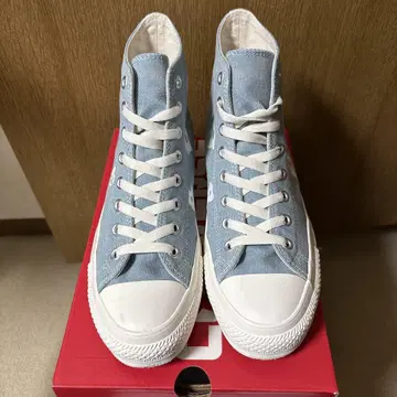 컨버스 올스타 HI 데님 꽃무늬 26.5cm