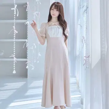 새상품 시착만 한 상품 로제 뮤즈 턱 머메이드 드레스 원피스