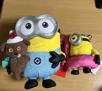 미니언 봉제 인형 플라밍고 튜브 포함