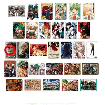 나의 히어로 아카데미아 원화전 마그넷 스티커 이레이저 헤드