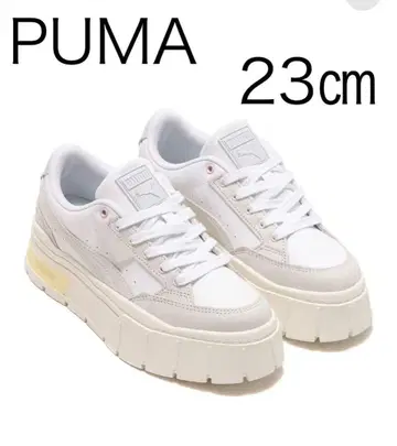푸마 PUMA 통굽 스니커즈 메이즈 스택 럭스 우먼 23cm