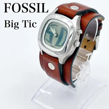 인기 상품 FOSSIL Big Tic 가죽 벨트 y2k 유니섹스