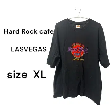Hard Rock Cafe LASVEGAS 티셔츠 XL 기업 로고 T