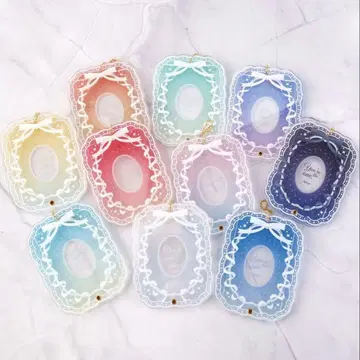 후쿠야 포토 카드 아크릴 프레임 그라데이션 레이스 랜덤 10개