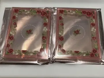 후쿠야 포토 카드 아크릴 프레임 보타니컬 아트 빨간색 로즈