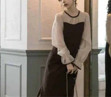 미사용 새상품 OLIVE des OLIVE 뒷면 리본 원피스