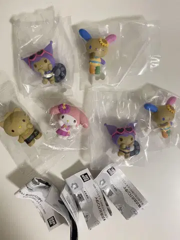 산리오 모두 함께 바캉스 피규어 캡슐 6종 세트