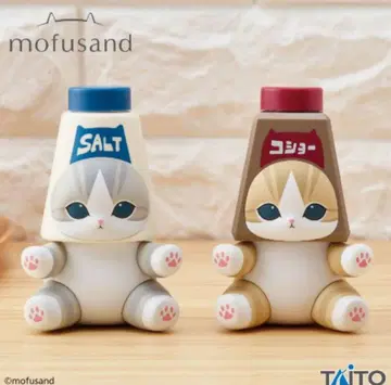 mofusand 주방 피규어 ~조미료 통~ 2종 세트