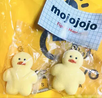 mojojojo 피규어 마스코트 로고가 들어간 카라비너 2개 세트