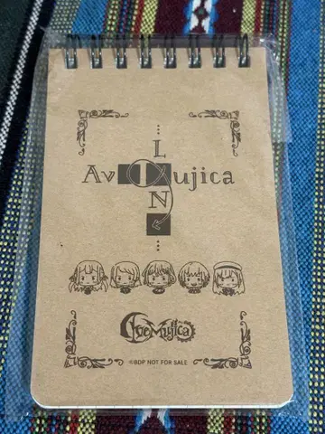 뱅드림 Ave Mujica 오리지널 수수께끼가 있는 메모장