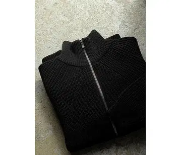 1/SIGNATURE DRIVERS KNIT/블랙