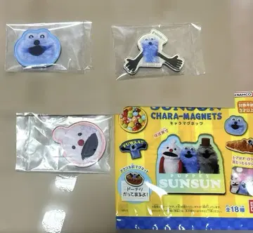 퍼펫 순순 캐릭터 자석 3개 세트 미개봉 새상품