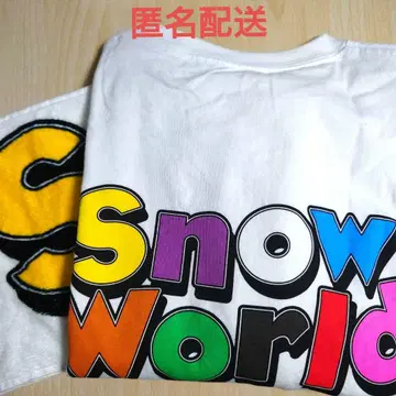 Snow Man Snow World 스노와 티셔츠 머플러 타월
