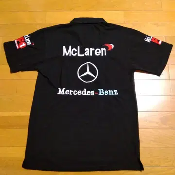 McLaren Mercedes-Benz 피케 셔츠 블랙