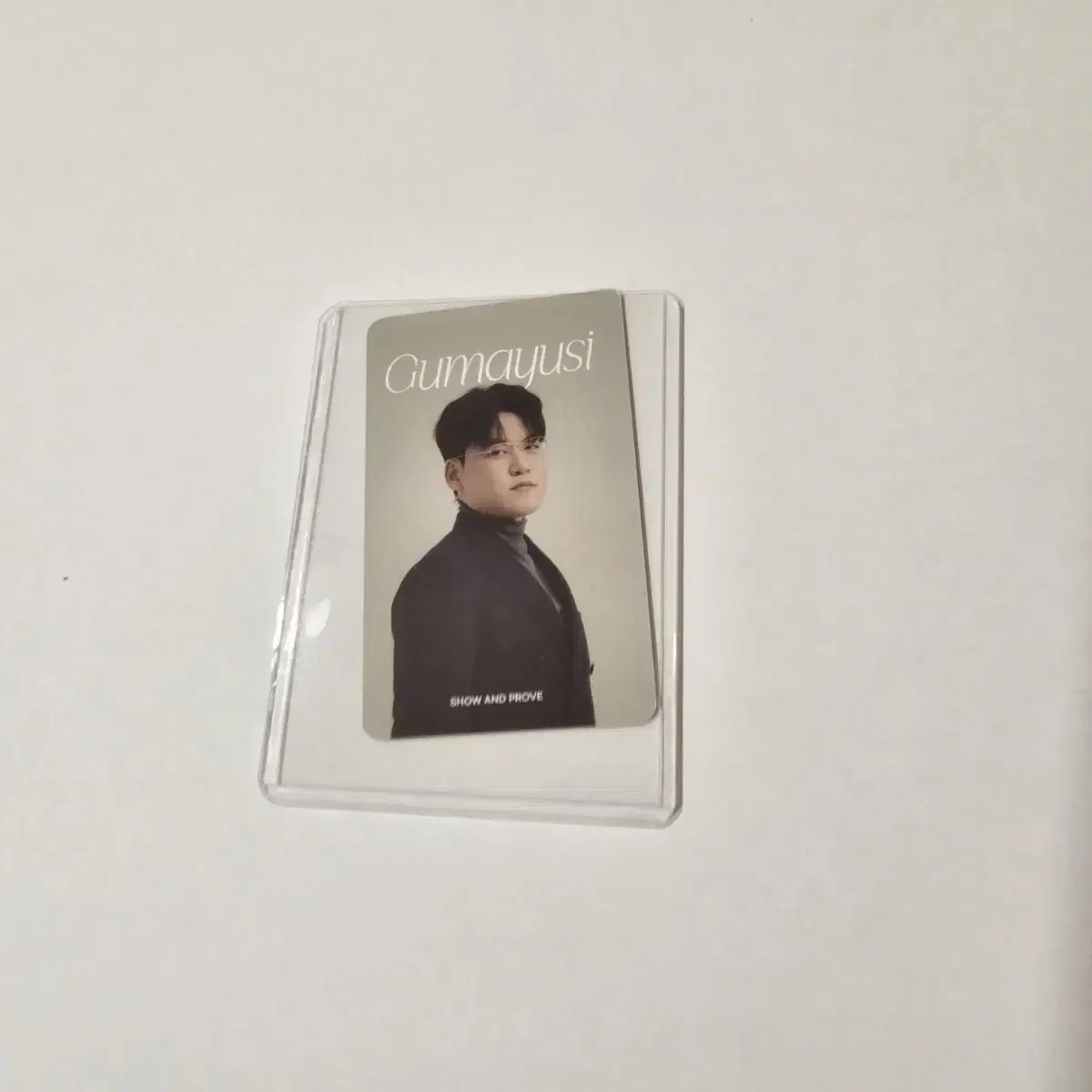Gumayusi photocard poca on Bunjang Global Site.