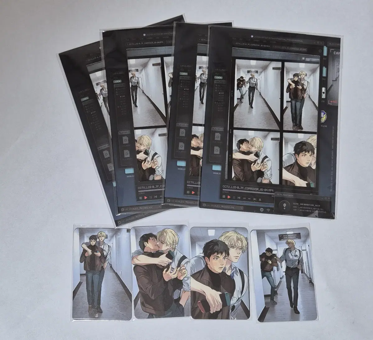 Backlight CCTV Film Package 4-Piece Set, The Morning Has Come, A Bright Photocard