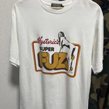 HYSTERIC GLAMOUR 그래픽 티셔츠 L 사이즈 화이트