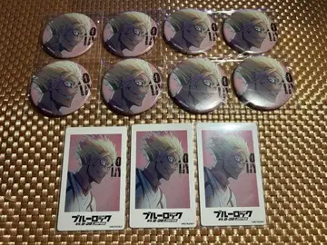 블루 록 시부야 TSUTAYA 캔뱃지 폴라로이드 카드 시도 류세이