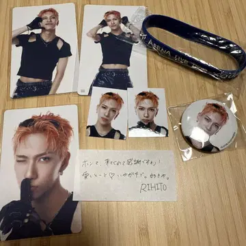 INI 이케자키 리토 XQARE 러버 밴드 캔 배치 ID 랜트