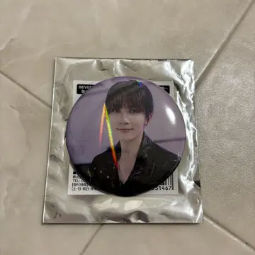 SEVENTEEN 세부치 카페 정한 캔뱃지 홀로그램